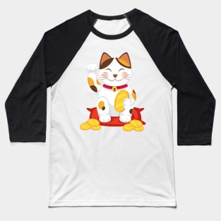 Maneki Neko Baseball T-Shirt